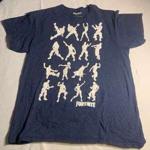 Blue Fortnite Graphic T-Shirt